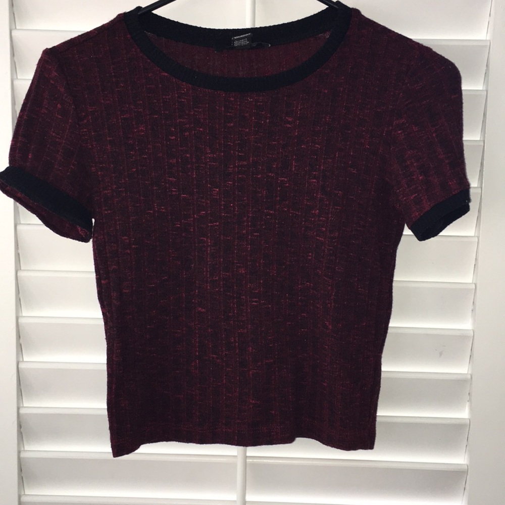 forever 21 cropped t-shirt